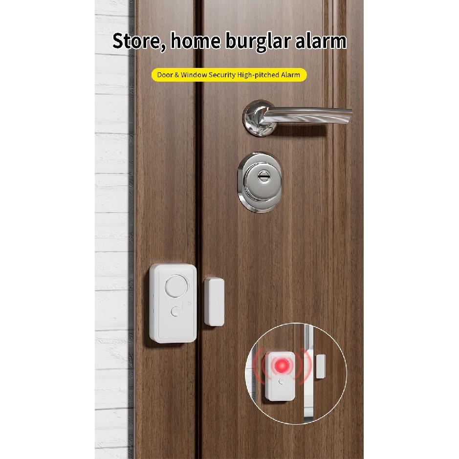 Refrigerator Alarm Door Window Burglar Sensor Alarm Door Open Detectors Freezers Close Reminder Security Protection
