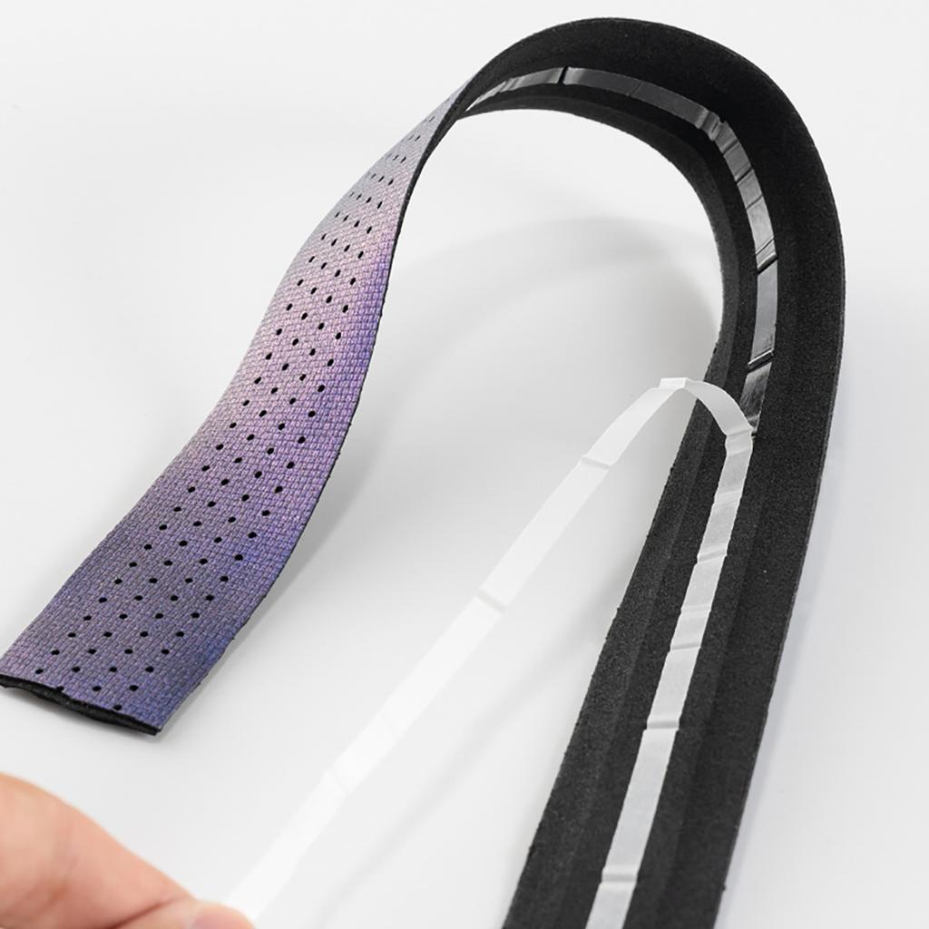 Shark Pattern EVA Foam Bicycle Handlebar Tape - Black