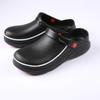 085 Male and Female Chef Shoes Kitchen Shoes EVA Foot Cover Waterproof, Oil-proof and Non-slip Work Shoes Two Sandals and Half Slippers