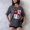 Women's Casual Summer Letter Print Short Sleeve Top - Lazy Style, Versatile Design