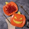 20pcs Paper Halloween Disposable Pumpkin Plate 7/9 Inch Dining Plates Cute Party Serving Dish Fruit