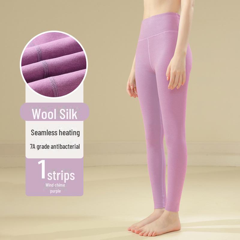 Leggings calde din cașmir și mătase pentru femei: Pantaloni groși de catifea pentru toamna și iarna 2024
