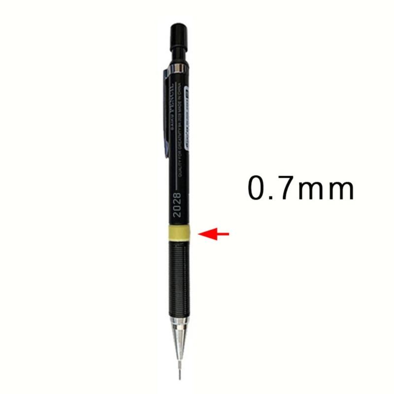 4 Pieces Automatic Pencils 0.3mm 0.5mm 0.7mm 0.9mm Sketching Pencils Metal Mechanical Pencils Drawing Pencils for School