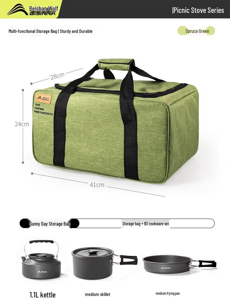 Multi-functional Outdoor Camping Tableware & Cookware Storage Bag