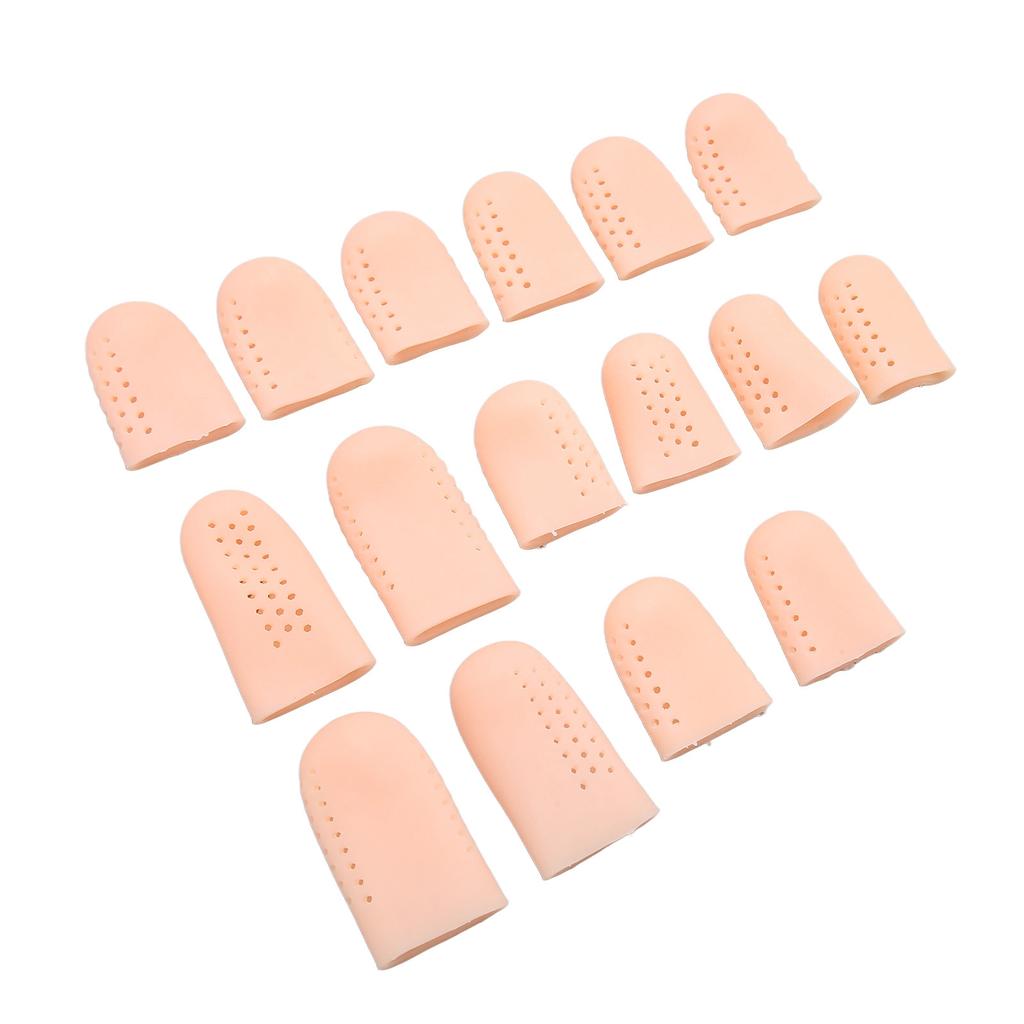 Silikon Fingerbeskytter Myk Slitesterk Hull Design Silikon Fingerbeskyttere Fingerbeskyttere