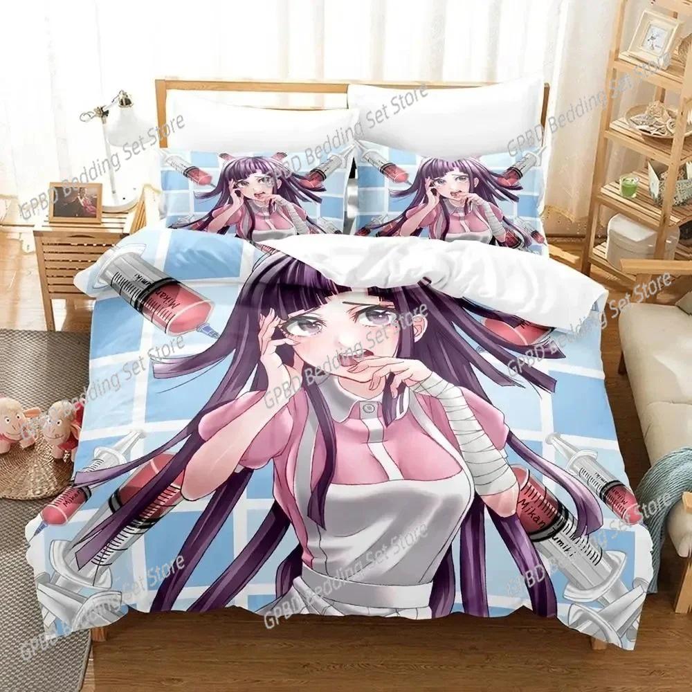 Anime Danganronpa V3 Chiaki Nanami Bedding Set 3D Printed Suitable for Bedroom Duvet Cover Set With Pillowcases Home Textile