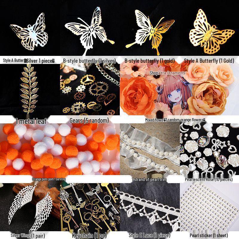 Baji Tuo Pain Bag Material Set: Ornaments, Filling, Props, Accessories, Tying Board, Fixing Glue.