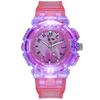Student Children'S Watch Women'S Plastic Frozen Luminous Glowing Bracelet Niche