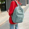 Adjustable Shoulder Strap Solid Color Personalized Fleece College Style Lightweight Casual Backpack