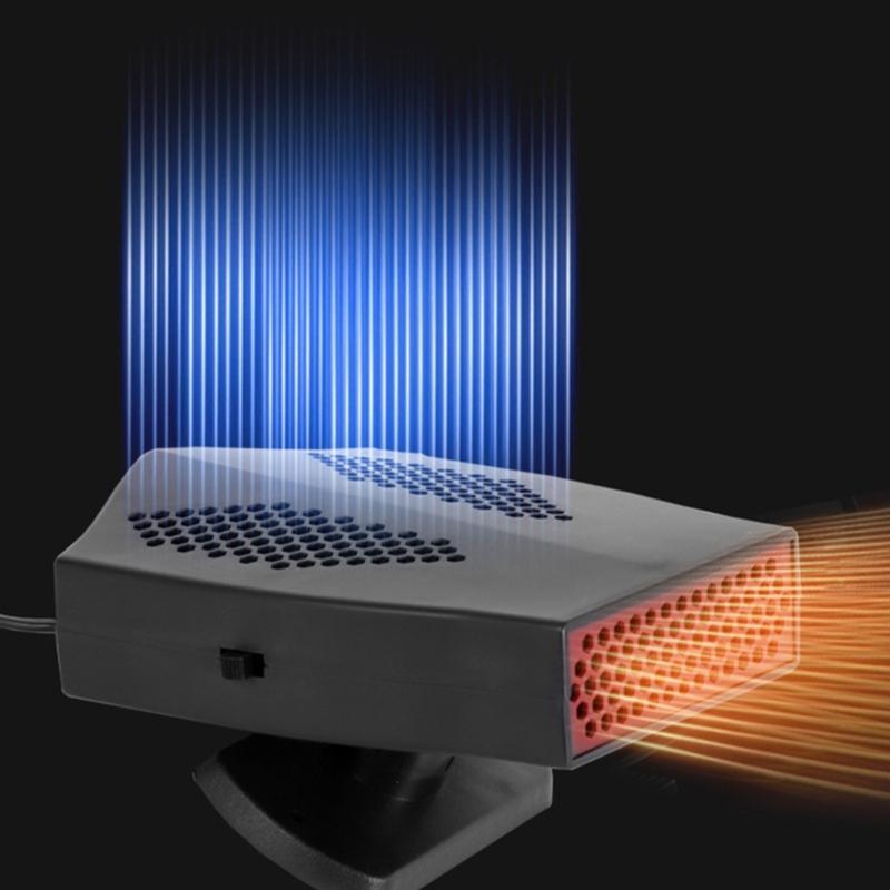 Car Demister Defroster Warm Air Blower Electric Window Heating Dryer Fan Heater