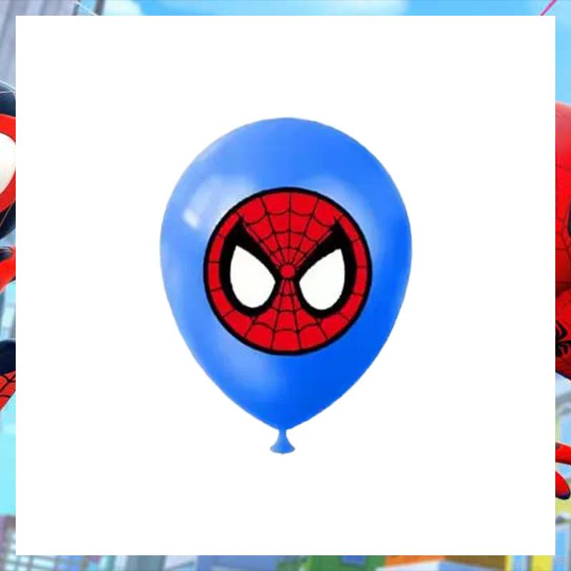 12 Latex Balloon Kids Birthday Party Decoration Holiday Bluey Spider-Man Sonic