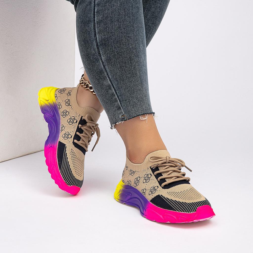 Women Sports Shoes Trend 2024 New Spring Autumn Sneaker Tennis Female Casual Luxury Designer Elegant Fashion Shoes for Women