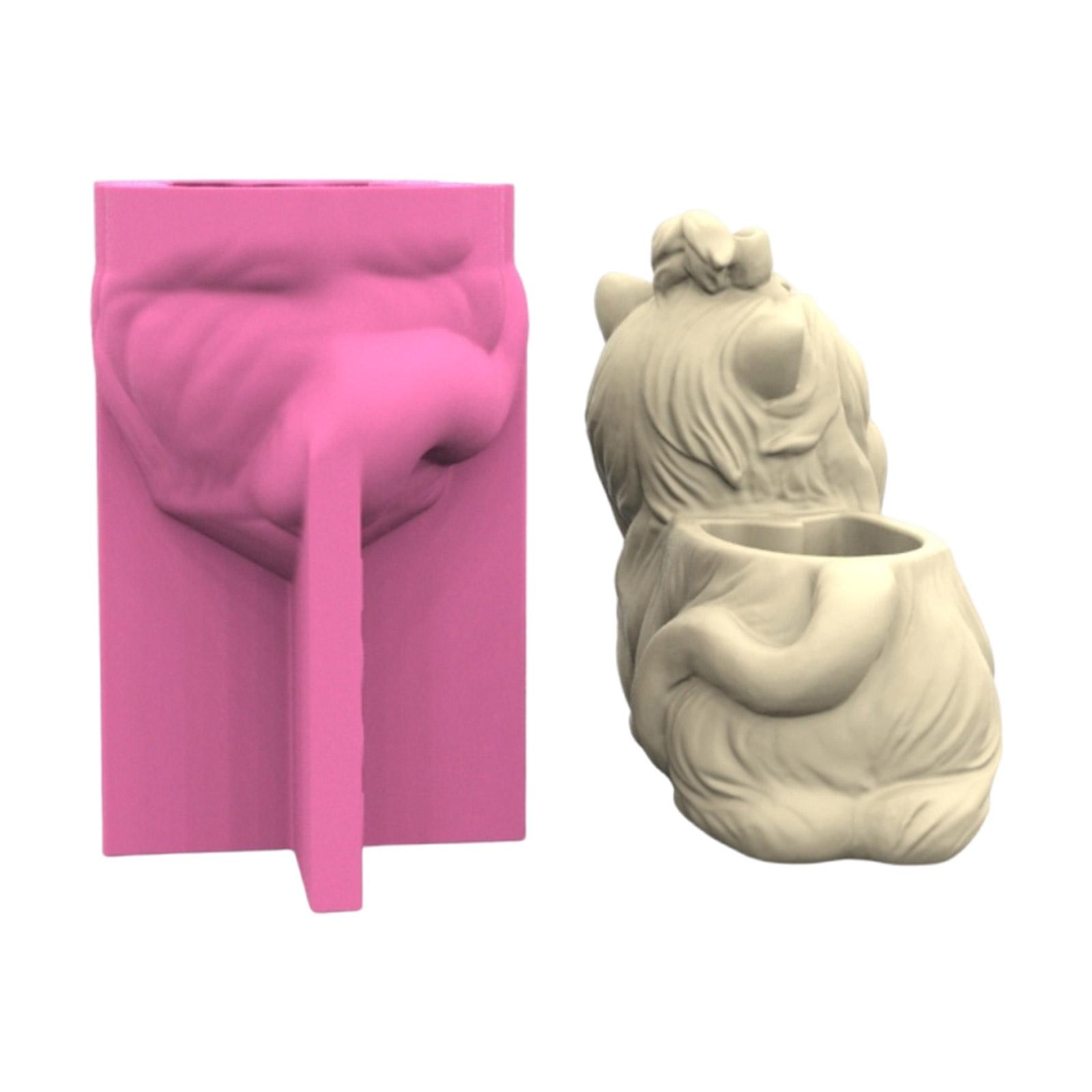 

Силиконовые формы для цветочных горшков, силиконовая текстура, принадлежности для кашпо для суккулентов и эпоксидная смола для рукоделия