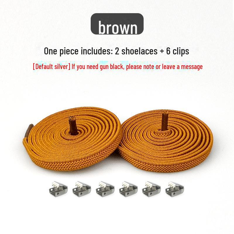 Snap Button Lazy Clip Shoelaces - Versatile for Kids, Adults, Men, Women - Black & White - Free Tie - Free Elastic