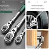 Multipurpose Ratcheting Wrench 72 Teeth Adjustable Head Lightweight Portable For Mechanics DIY Enthusiasts And Households