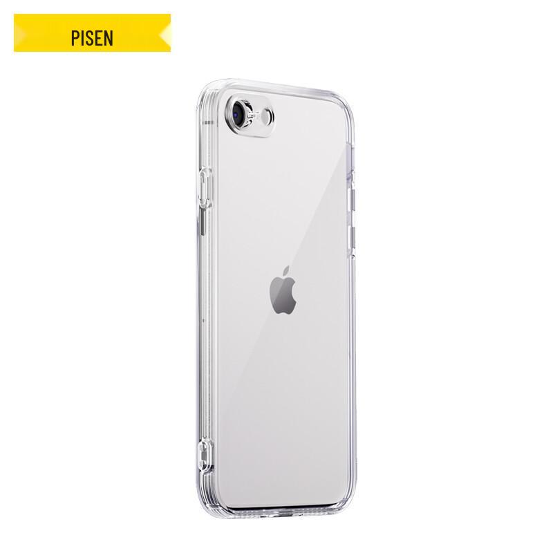 Pisen Transparent Anti-Fall TPU Phone Case for iPhone