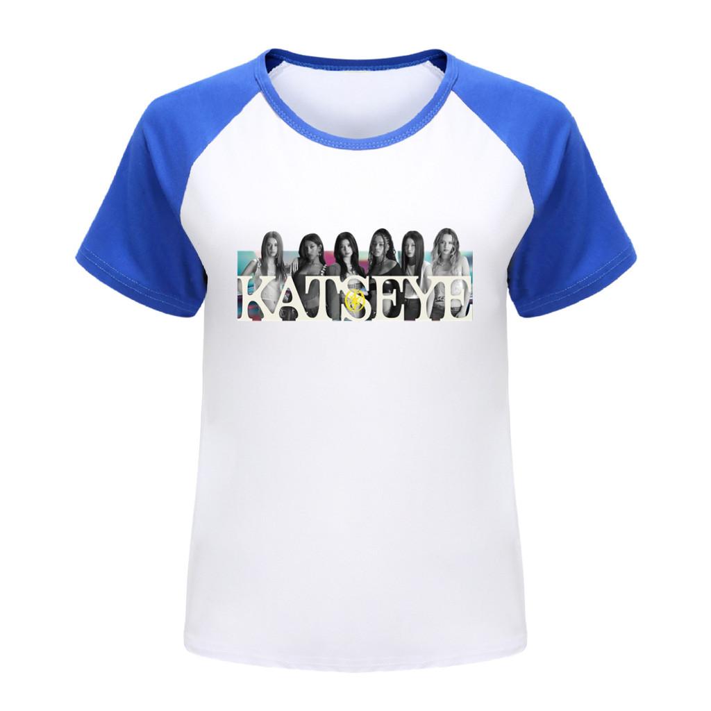 5350 Vardaglig Barn Flickor T-shirt KATSEYE Tryck Topp