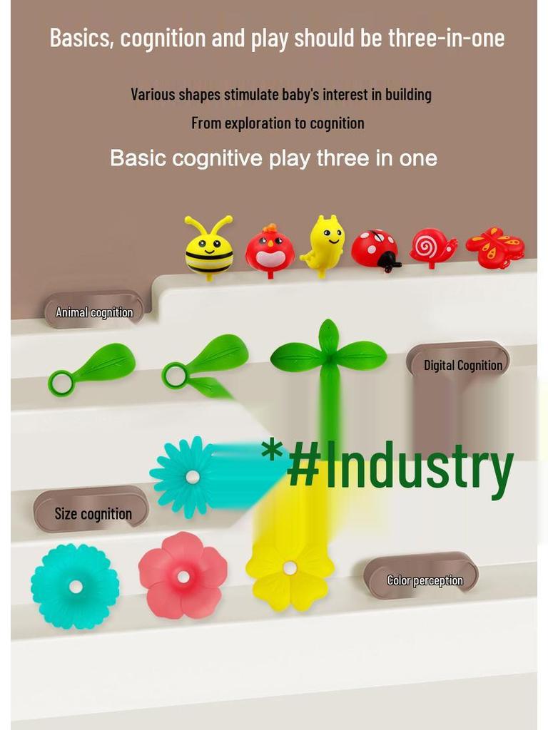 Interlocking DIY Garden Building Blocks - Free Shipping Children's Assembly Toy