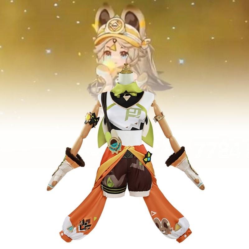 Adorable Kazhina Cosplay Costume For Genshin Impact Character Roleplay In Soft Polyester Fabric Available In Multiple Sizes