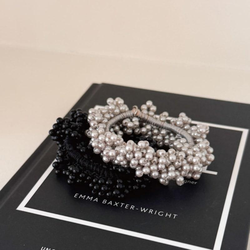 

objet213 Черная нить для волос из гипсофилы 2. Silver