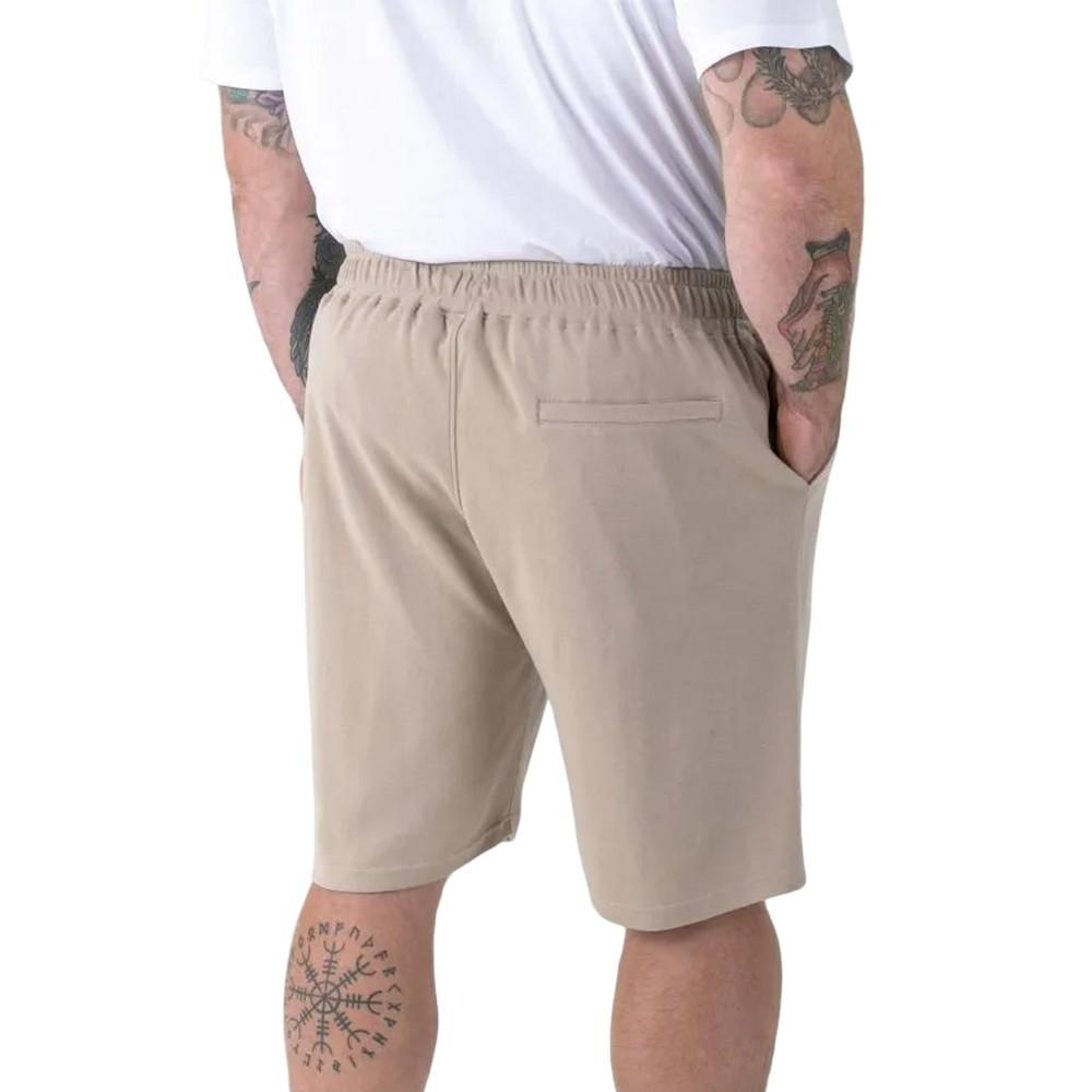 Duke Mens Mitchell 3 D555 Stretch Plain Elasticated Waist Kingsize Shorts