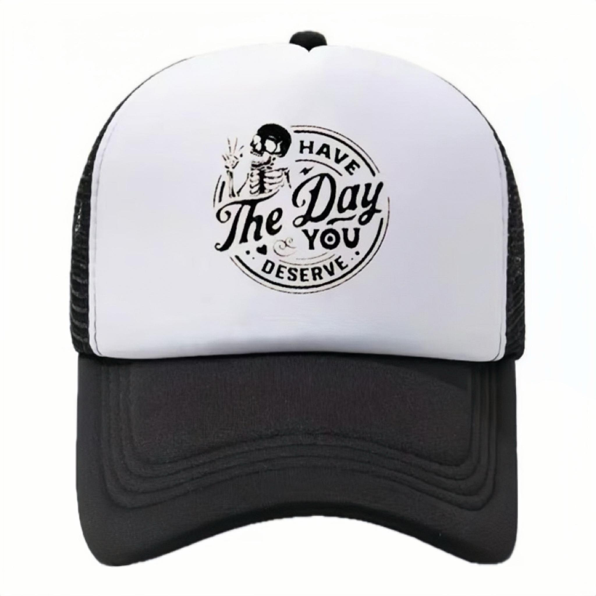 Sleeping Snoopy Baseball Caps Casual Distressed Washed Snapback Cap Unisex Style Outdoor Summer Adjustable Caps Hat Adjustable& 8Y