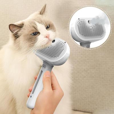 Pet Spray Hair Comb Pet Hair Remover Cleaning Brush Cats Grooming Dog Accessories Tools Dematting Water Mist Humidifier Comb