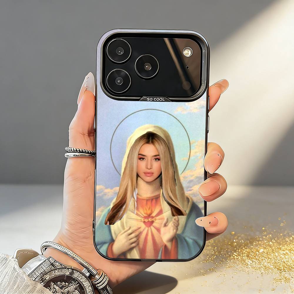 

Cute L-Lola Singer I-Indigos Phone Case For iPhone17,16,15,14,13,12,11,Pro,MAX White Matte Shockproof Cover iPhone13PROMAX
