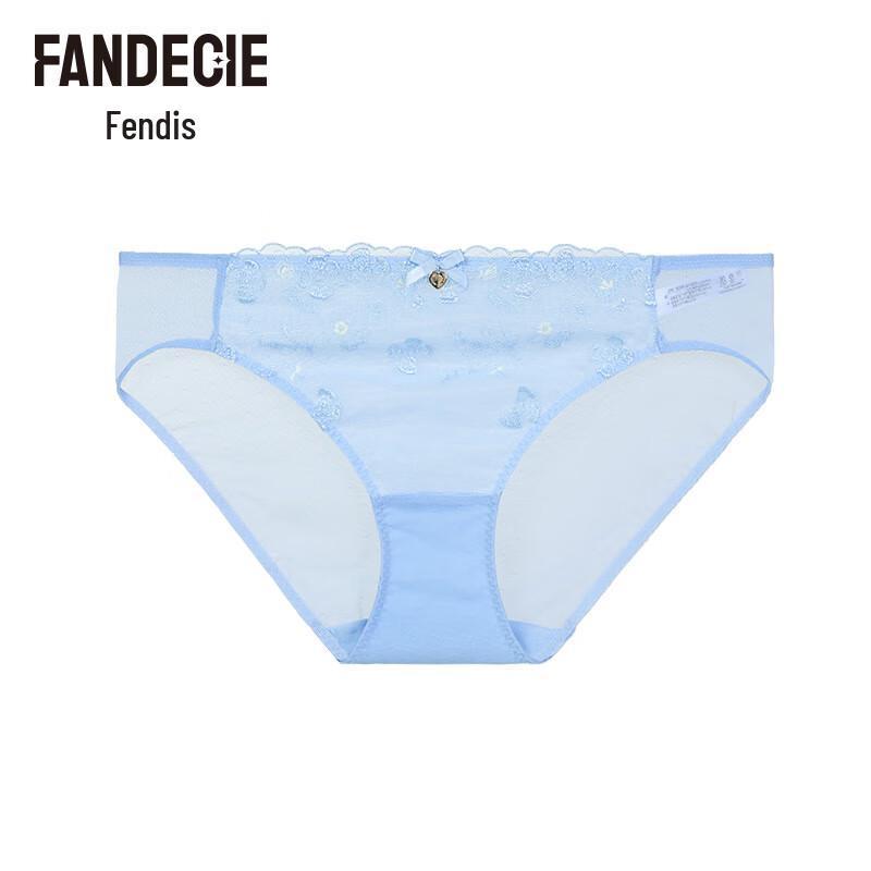 Fandecie Women's Low-Rise Elastic Mesh Briefs