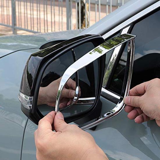 Onami Toyota RAV4 Side Mirror Rain Compatible with the New Toyota XA50 Ensures Set Fiber Visors, Covers, RAV4, Model, Visibility, ABS, 2-Piece (Carbon