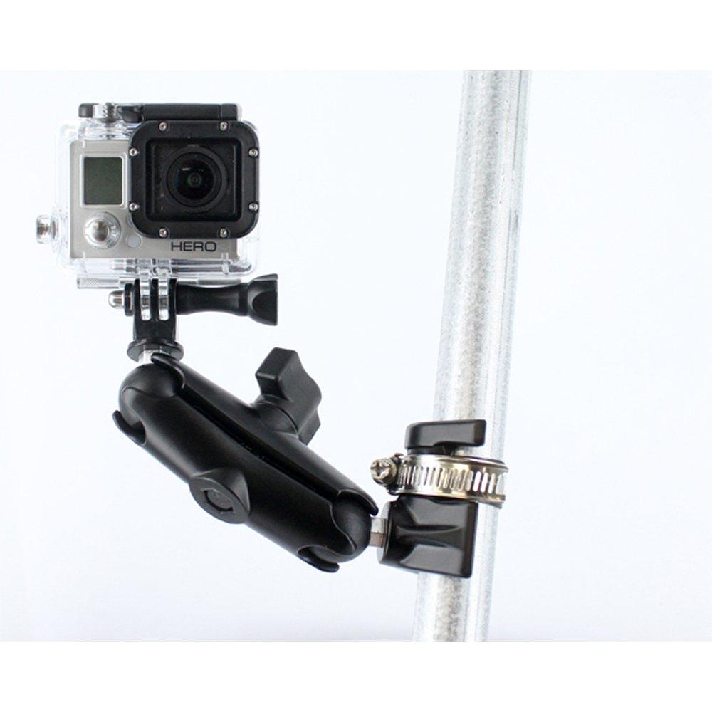 Supporto a rullo per forcella Roll per serie GoPro HERO REC-MOUNTS manubrio/barra anteriore/Anteriore [REC-B46-BBSET-GP-M]
