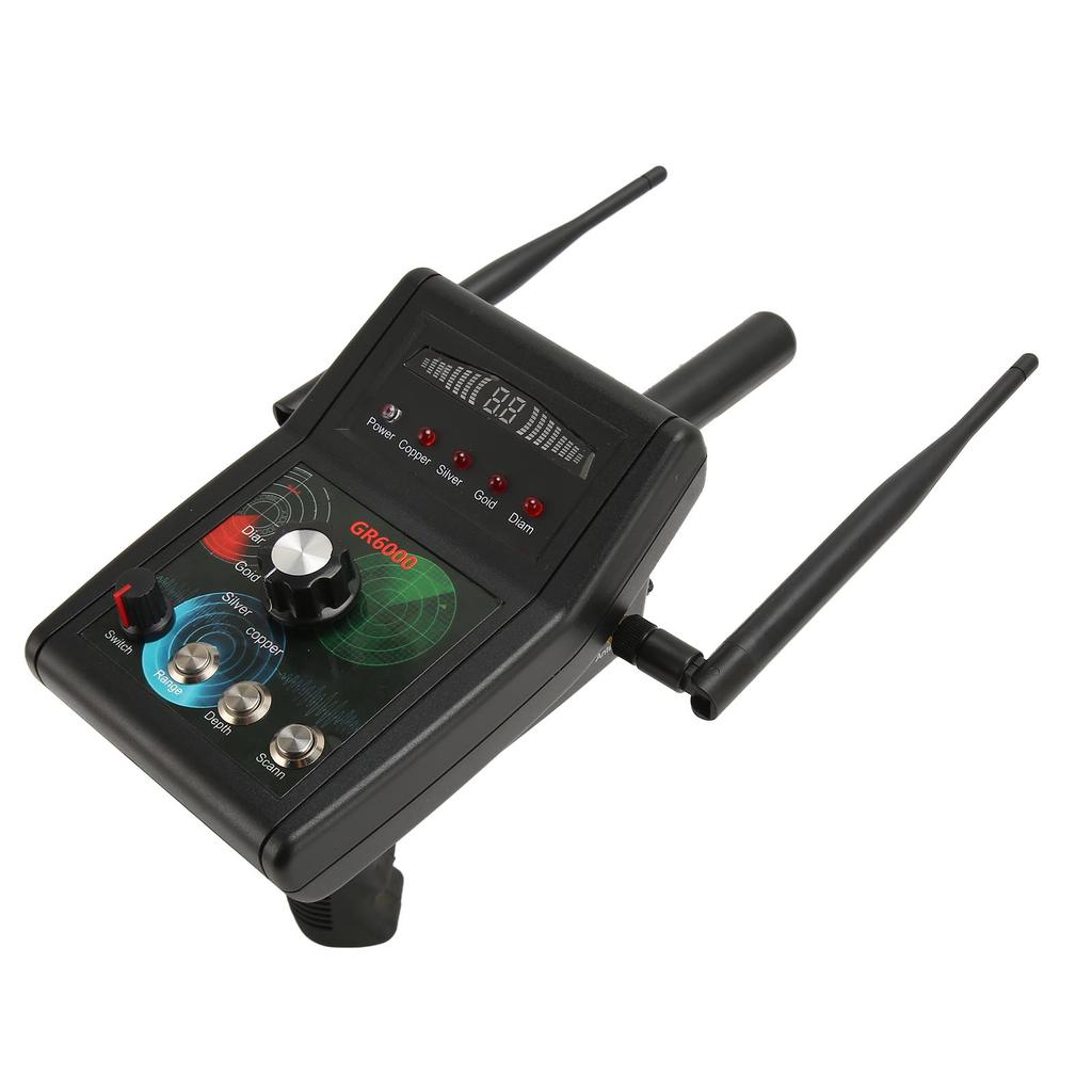 Metal Detector Sensitive with Dispaly 15m Deep 1000m Range Metal Finder 100?240V for Copper Silver