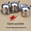 Yunshuang 3-Tier Stainless Steel Seasoning Organizer Set
