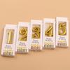 LIEI Gold Number Birthday Candle
