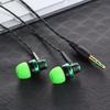 1 écouteur filaire stéréo intra-auriculaire 3,5 mm en nylon tissé, câble pour écouteurs, casque pour ordinateur portable, smartphone, cadeaux