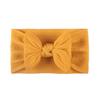 European & American Soft Jacquard Nylon Baby Bow Headband - Skin-Friendly for Girls