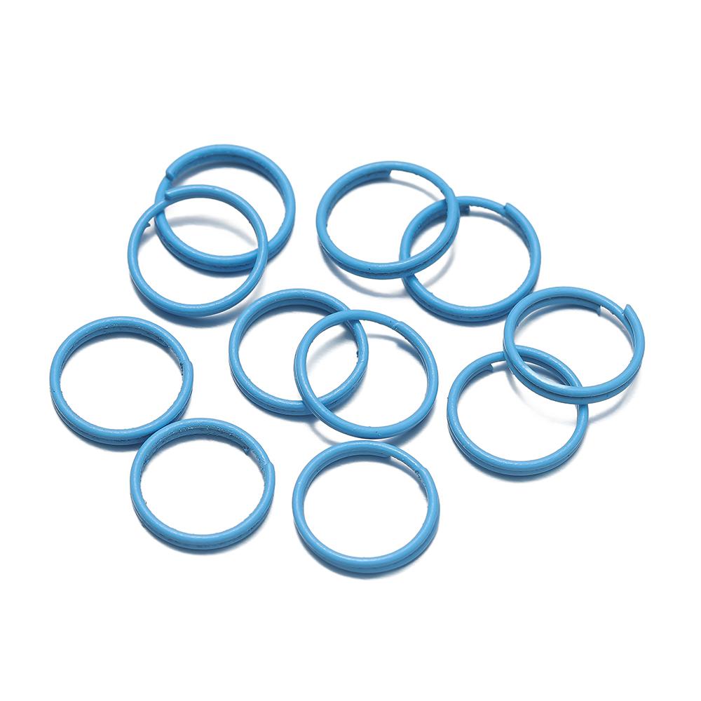 200pcs/lot 8mm 10mm Colorful Open Jump Rings Findings Double Circle Loop Jump Ring Connector For DIY Jewelry Making