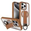 Applicable iPhone17ProMax Skin Sense Magnetic Mobile Phone Case 16Pro Folding Bracket 15 Frosted 14 Protective Case