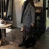 2024 Women's Mid-Length Warm Plaid Wool Coat