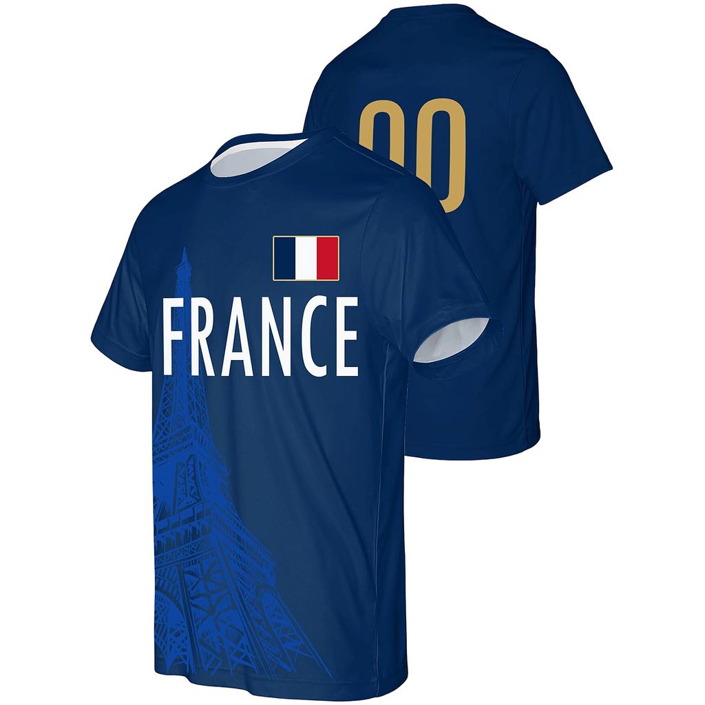 Argentina Soccer Jersey Supporter Shirt Men Women Football Fan Apparel Short Sleeve Lightweight Breathable Material