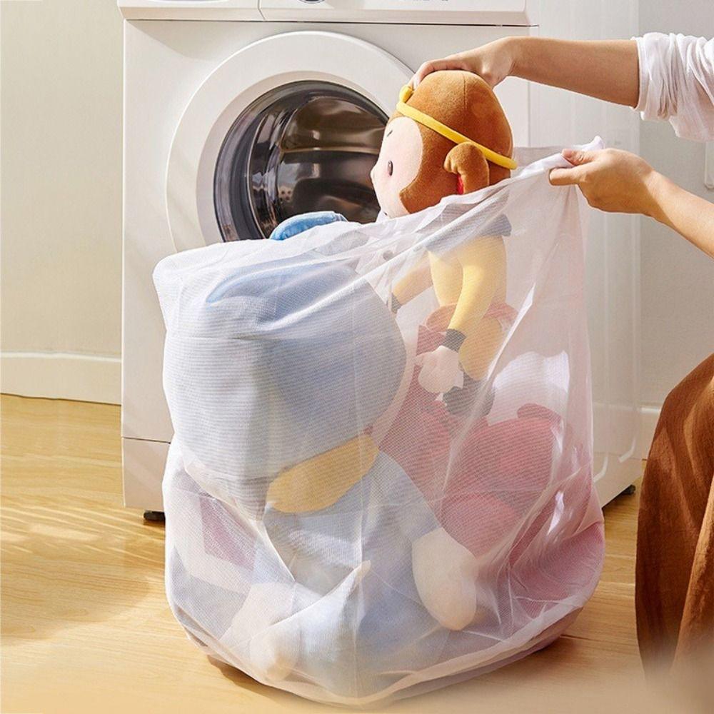 Zipper Mesh Laundry Bag Hanging Storage Clothes Wash Bags New Laundry Basket  for Washing Machines
