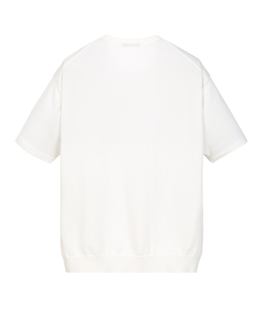 Jilseutyueoteunyuyogmaen Cool-Dry Functional Knit Top V-Neck - Ivory (Jnsw6B606Iv)