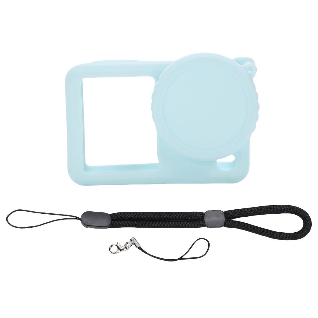 Silicone Protective Case Fit For DJI ACTION 6 Sports Camera Drop Poof Protective Sleeve Soft Skin Case Cover Lens Cap