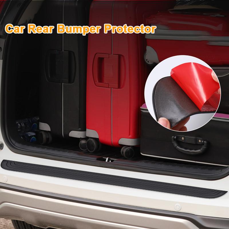 Bumper Protector Strips Anti-slip Heat-resistant Bumper Rubber Strip With Groove Design Bumper Guards For Cars SUV Caravan