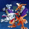 Non-Toxic Sembo Metal War Greymon Anime Building Blocks Action Figure Models Bricks Lighting Anime Kids Model Toy Doll Gifts With Dolls