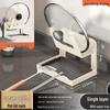 Multifunctional Kitchen Pot Lid and Spatula Rack