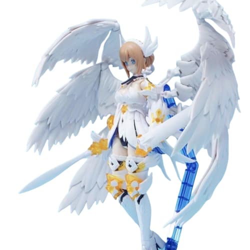 1/12 Scale Six-Winged Angel, Pre-painted Mecha, Armored, Movable, Assembled, Plastic Model, Action Girl Figure, Doll, Gift, 15cm Tall, Assembly Kit, F
