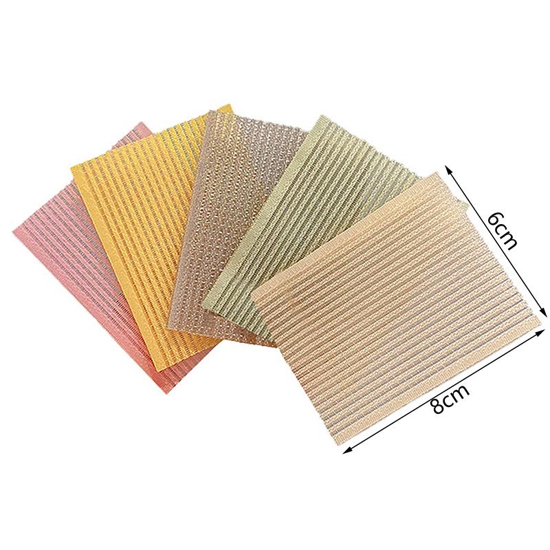 10Pcs Solid Color Bangs Magic Paste Posts Hair Sticker Clip Women Wash Face Makeup Patch Hair Accessories Styling Tools