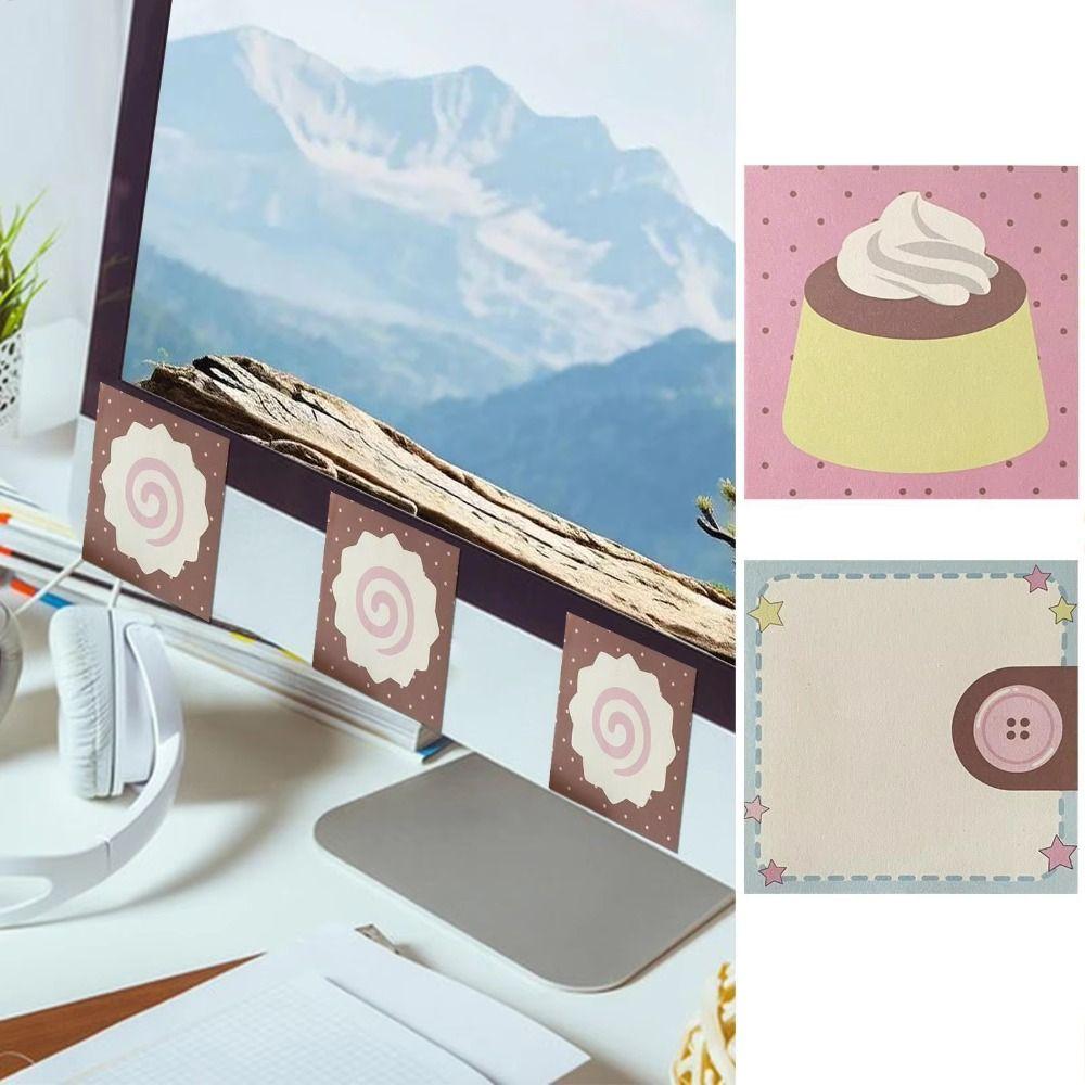 Fish Cake Memo Pad 50 Sheets Leave Message Paper Cute Pocket Notebook  Students