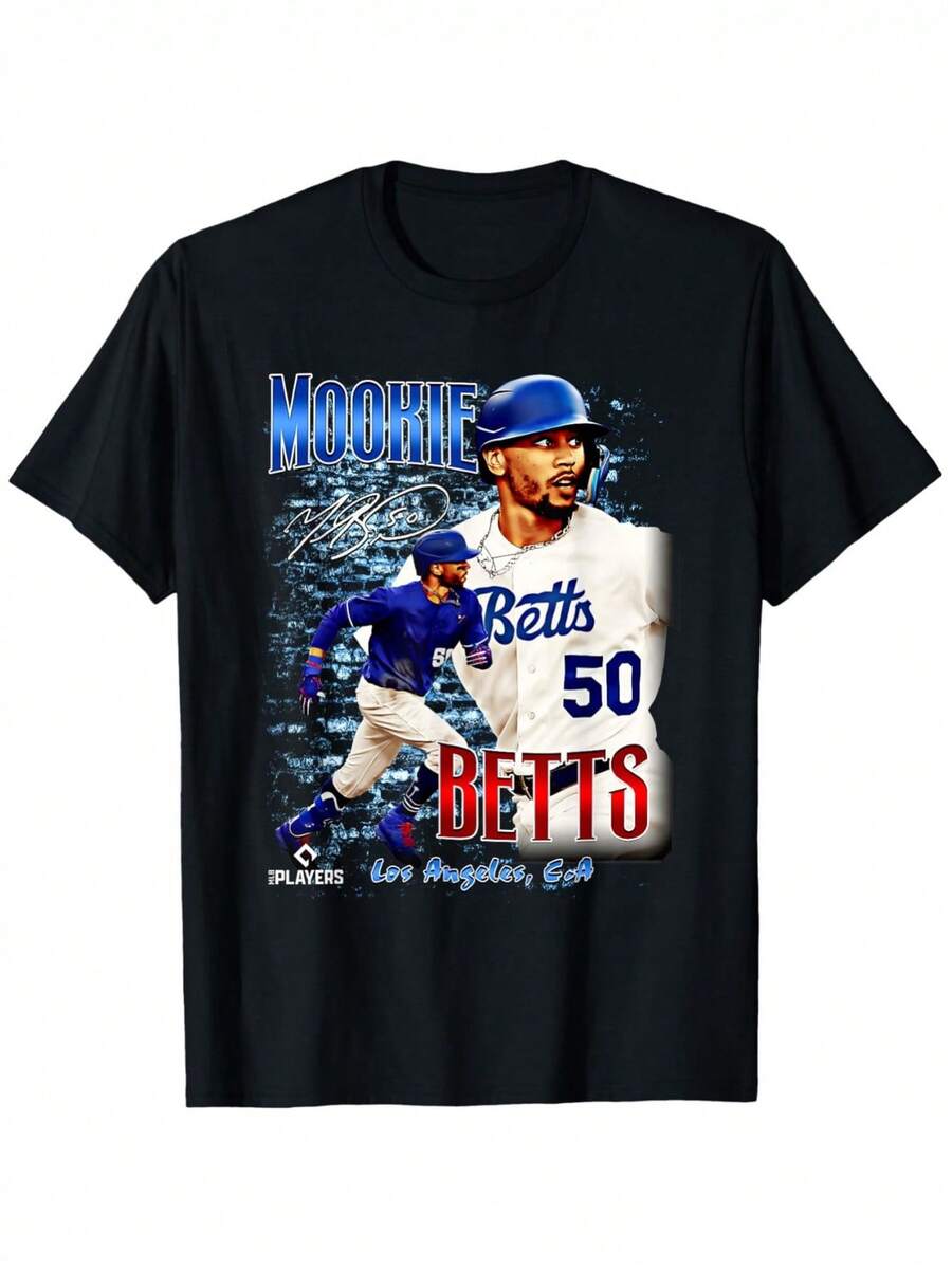 Girls Mookie Betts Los Angeles 50 Jersey Number TShirt Officially Inspired Baseball Player S